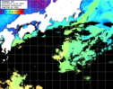 ひまわり人工衛星:黒潮域,19:59JST,1時間合成画像