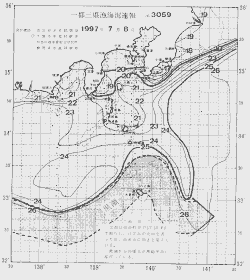 一都三県漁海況速報、関東・東海海況速報(1997/07/08)