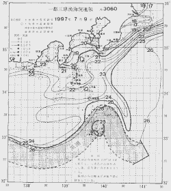 一都三県漁海況速報、関東・東海海況速報(1997/07/09)