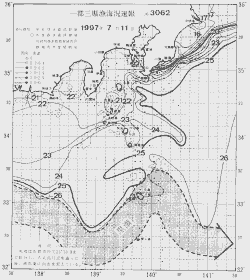 一都三県漁海況速報、関東・東海海況速報(1997/07/11)