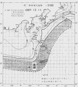 一都三県漁海況速報、関東・東海海況速報(1997/12/11)