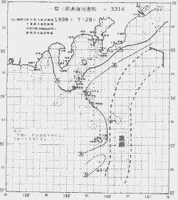 一都三県漁海況速報、関東・東海海況速報(1998/07/28)