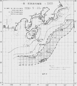 一都三県漁海況速報、関東・東海海況速報(1998/09/22)