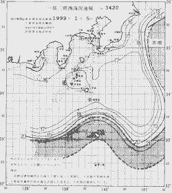 一都三県漁海況速報、関東・東海海況速報(1999/01/05)