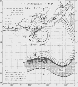 一都三県漁海況速報、関東・東海海況速報(1999/01/13)