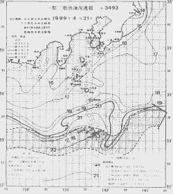 一都三県漁海況速報、関東・東海海況速報(1999/04/21)