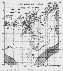 一都三県漁海況速報、関東・東海海況速報(2000/08/03)