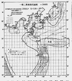 一都三県漁海況速報、関東・東海海況速報(2001/05/16)