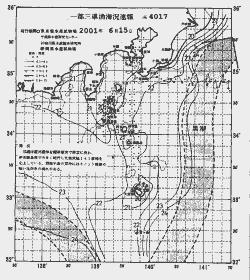 一都三県漁海況速報、関東・東海海況速報(2001/06/15)