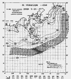一都三県漁海況速報、関東・東海海況速報(2002/05/21)