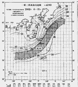 一都三県漁海況速報、関東・東海海況速報(2002/06/12)