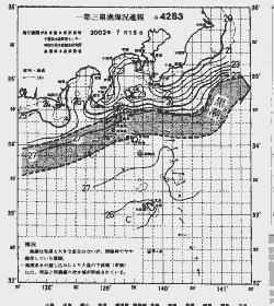 一都三県漁海況速報、関東・東海海況速報(2002/07/15)