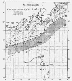 一都三県漁海況速報、関東・東海海況速報(2003/01/12)