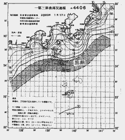 一都三県漁海況速報、関東・東海海況速報(2003/01/17)