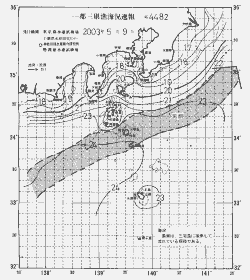 一都三県漁海況速報、関東・東海海況速報(2003/05/09)