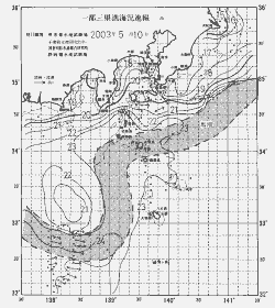 一都三県漁海況速報、関東・東海海況速報(2003/05/10)