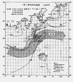 一都三県漁海況速報、関東・東海海況速報(2003/07/18)