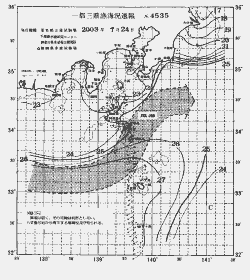 一都三県漁海況速報、関東・東海海況速報(2003/07/24)