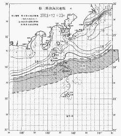 一都三県漁海況速報、関東・東海海況速報(2003/12/23)