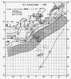 一都三県漁海況速報、関東・東海海況速報(2004/01/02)