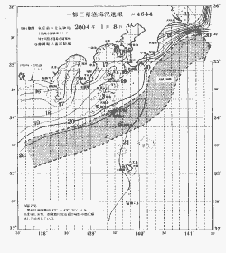 一都三県漁海況速報、関東・東海海況速報(2004/01/08)