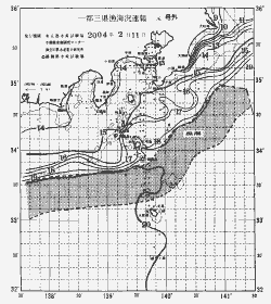 一都三県漁海況速報、関東・東海海況速報(2004/02/11)