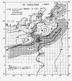 一都三県漁海況速報、関東・東海海況速報(2004/02/13)