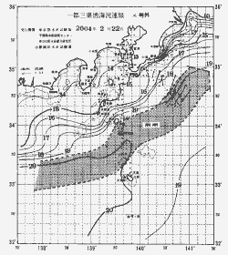 一都三県漁海況速報、関東・東海海況速報(2004/02/22)