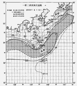 一都三県漁海況速報、関東・東海海況速報(2004/06/13)