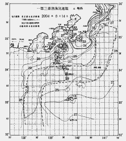 一都三県漁海況速報、関東・東海海況速報(2004/08/14)