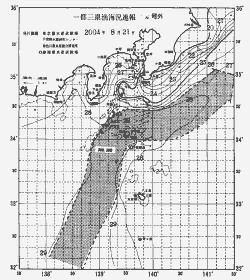 一都三県漁海況速報、関東・東海海況速報(2004/08/21)