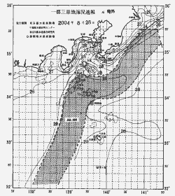 一都三県漁海況速報、関東・東海海況速報(2004/08/28)