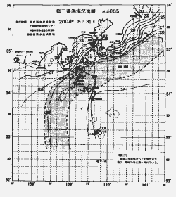 一都三県漁海況速報、関東・東海海況速報(2004/08/31)