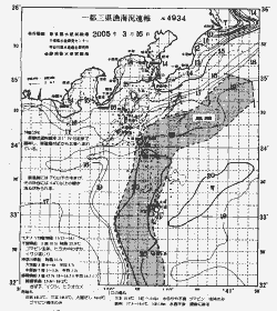 一都三県漁海況速報、関東・東海海況速報(2005/03/16)
