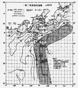 一都三県漁海況速報、関東・東海海況速報(2005/04/21)