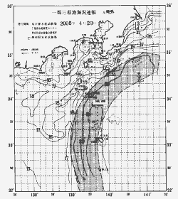一都三県漁海況速報、関東・東海海況速報(2005/04/23)
