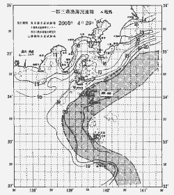 一都三県漁海況速報、関東・東海海況速報(2005/04/29)