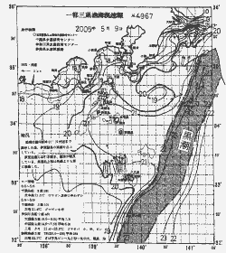 一都三県漁海況速報、関東・東海海況速報(2005/05/09)