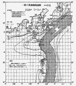 一都三県漁海況速報、関東・東海海況速報(2005/05/24)