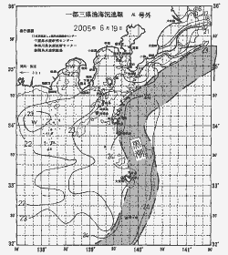 一都三県漁海況速報、関東・東海海況速報(2005/06/19)
