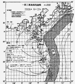 一都三県漁海況速報、関東・東海海況速報(2005/06/22)
