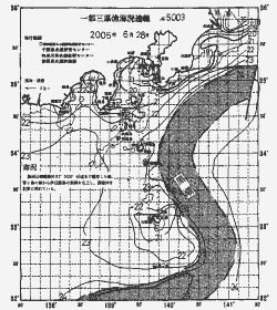 一都三県漁海況速報、関東・東海海況速報(2005/06/28)