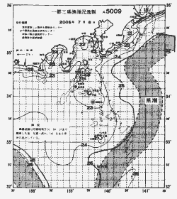 一都三県漁海況速報、関東・東海海況速報(2005/07/06)