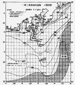 一都三県漁海況速報、関東・東海海況速報(2005/07/20)