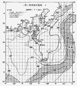 一都三県漁海況速報、関東・東海海況速報(2005/07/24)