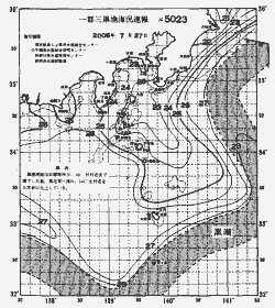 一都三県漁海況速報、関東・東海海況速報(2005/07/27)