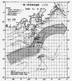 一都三県漁海況速報、関東・東海海況速報(2006/06/09)
