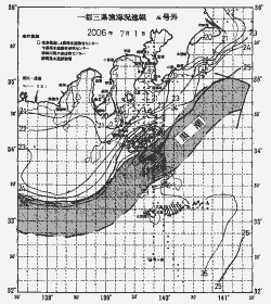 一都三県漁海況速報、関東・東海海況速報(2006/07/01)
