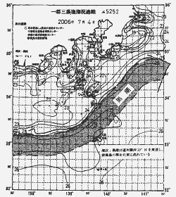 一都三県漁海況速報、関東・東海海況速報(2006/07/04)