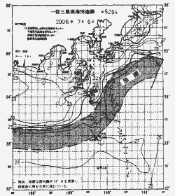 一都三県漁海況速報、関東・東海海況速報(2006/07/06)